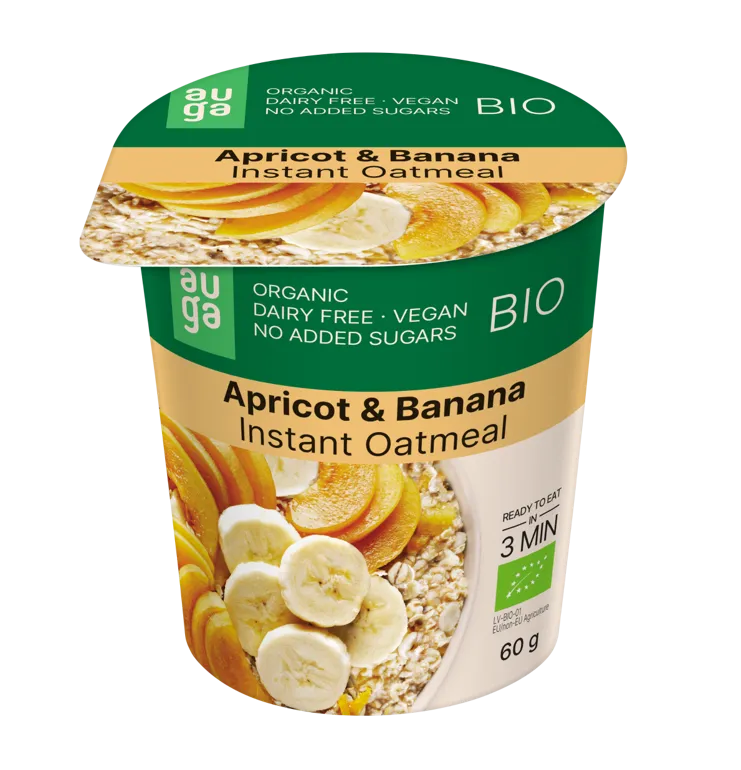 Activus Activus BIO Vollkornporridge - Auga 60 g Aprikose-Banane – Produktbild 1 von 1