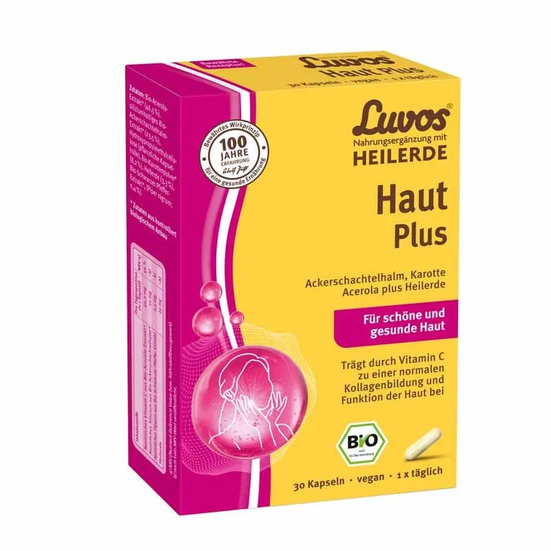 Heilerde-Gesellschaft Luvos Just Heilerde-Gesellschaft Luvos Just Luvos HEILERDE Haut Plus 30 St Kapseln – Produktbild 1 von 1