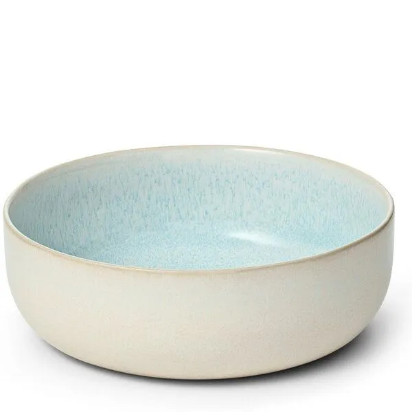 Econovo Econovo Keramikschüssel Groß 19cm, Hellblau-weiss (hellblau), – Produktbild 1 von 4