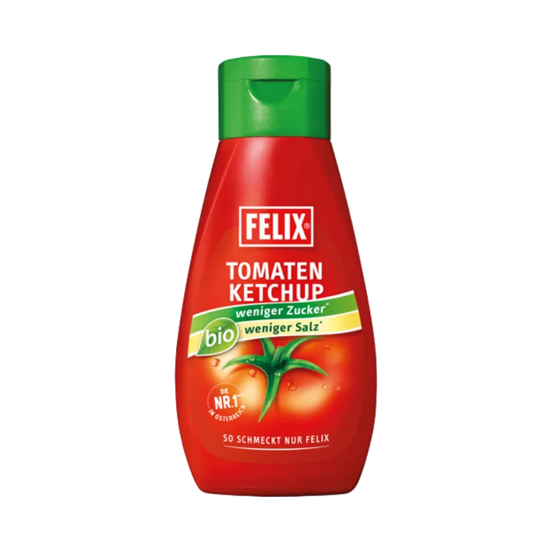 Felix Felix Tomatenketchup BIO, weniger Zucker, weniger Salz, 435g – Produktbild 1 von 1