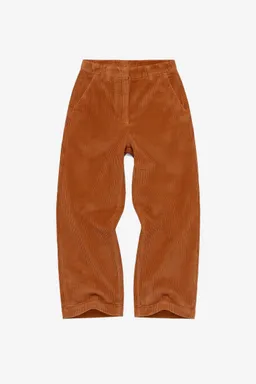 KnowledgeCotton Apparel KnowledgeCotton Apparel Damen vegan Hose Bora Wide Cord Lion Braun – Produktbild 1 von 1