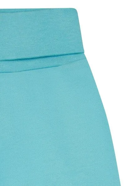 loud + proud loud + proud Babys & Kinder Nabelbundhose Uni, GOTS-zertifiziert, Cyan(blau), – Produktbild 3 von 3