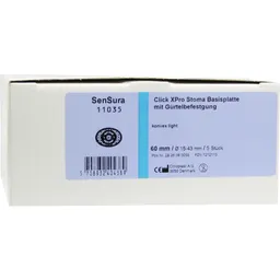 Coloplast SENSURA Click XPro Basisp.konv.light RR60 15-43mm 5 St Basisplatte – Produktbild 1 von 1
