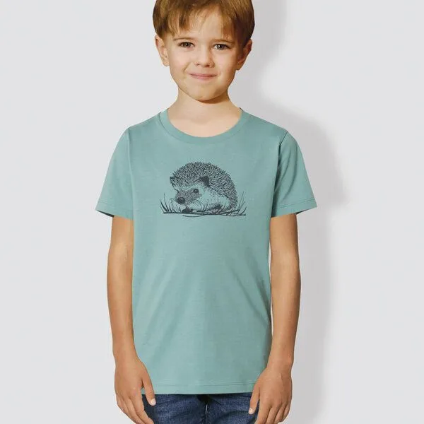 little kiwi little kiwi Kinder T-Shirt, "Igel", Yellow, – Produktbild 1 von 2