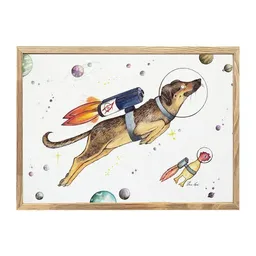 LIGARTI Kunstdruck »Lotti in Space« von LIGARTI | A4, A3 oder A2 | Wandbild | Poster | Kunst – Produktbild 1 von 1