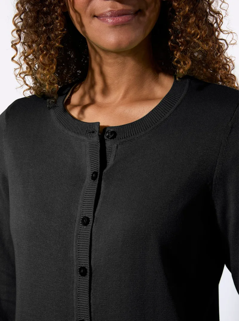 Witt Cardigan, Schwarz, – Produktbild 2 von 2