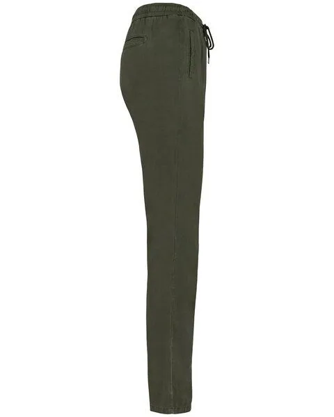 YTWOO YTWOO Lässige Damen Hose aus Lyocell TENCEL* und Bio-Baumwolle, Khaki, – Produktbild 3 von 3