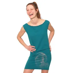 HANDGEDRUCKT HANDGEDRUCKT "Medusa" Bio-Kleidchen – Produktbild 1 von 1