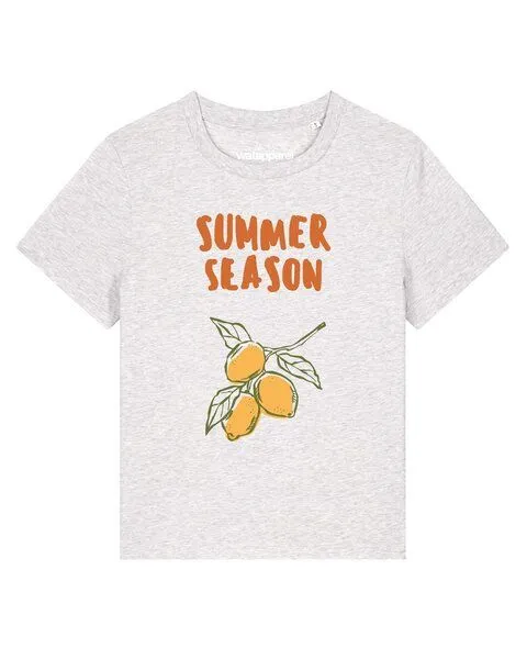 watapparel watapparel T-Shirt Frauen Summer season, Cool heather grey, – Produktbild 1 von 2