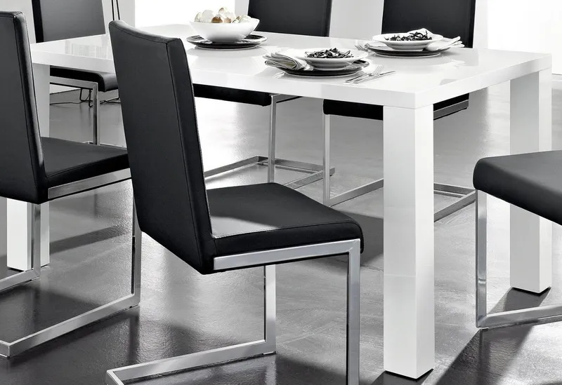 OTTO home Esstisch Sky (Tisch, Esstisch, OTTOs Choice), in mehreren Größen, Hochglanz, Weiß, – Produktbild 3 von 5
