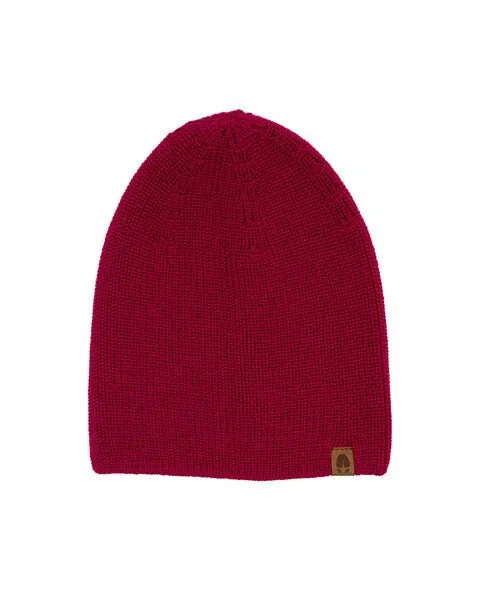 Kopyto Kopyto DEER - Mütze 100% RWS Merinowolle Mulesingfrei, leichte Beanie ohne Umschlag, Unisex, Magenta, – Produktbild 2 von 3