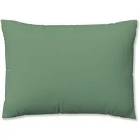 Schlafgut Schlafgut Kissenbezug Knitted Jersey - 95% Biobaumwolle, 5% Elasthan - uni, Green mid, – Produktbild 1 von 1