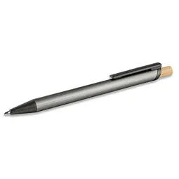 Metmaxx® Metall-Kugelschreiber Metmaxx®AluEco, titan, Braun / dunkelgrau, – Produktbild 1 von 1