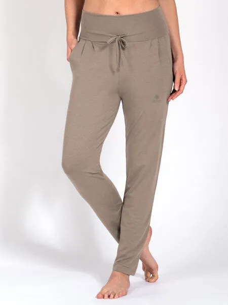 Magadi Magadi Yogahose SUSAN aus Naturmaterial, mit Taschen, Natur (dust), – Produktbild 1 von 4