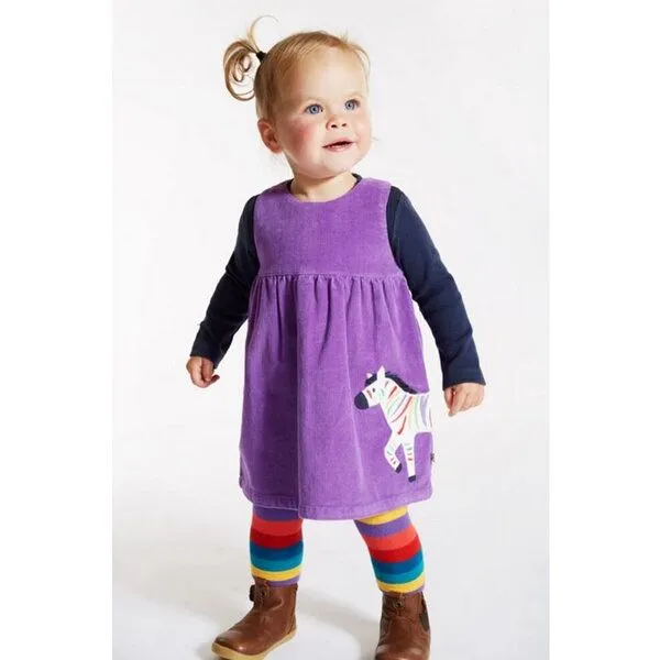 Frugi Frugi Cordkleid Lexie Zebra lila – Produktbild 2 von 2