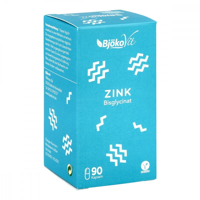 BjökoVit Zink Bisglycinat 25 mg vegan Kapseln – Produktbild 1 von 1