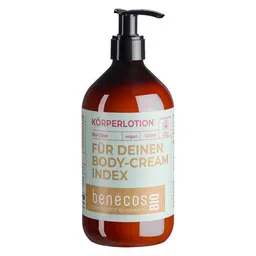Benecos benecosBIO - Körperlotion BIO-Olive - FÜR DEINEN BODY CREAM INDEX - vegan – Produktbild 1 von 1