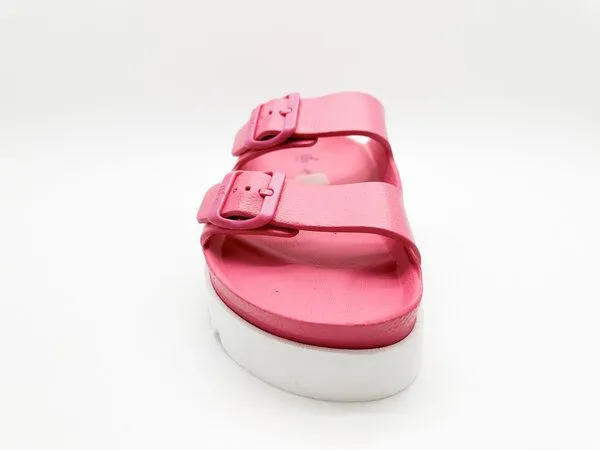thies Vegane Ecofoam Plateau Sandale von thies ® aus recyceltem EVA, Orchid pink (fuchsia), – Produktbild 4 von 4