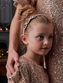 Vertbaudet Mädchen Haarreif mit Pailletten-Herzen – Produktbild 1 von 1