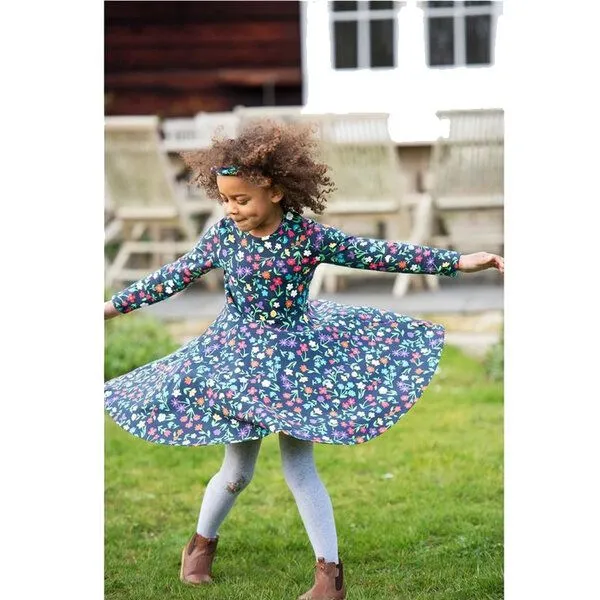 Frugi Frugi Kleid Sofia Skater Dress Wild Flowers – Produktbild 2 von 2