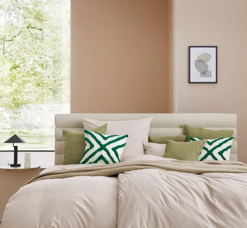 Wohndecke HEVIN, Musselin, 100% Baumwolle, Topseller!, LeGer Home by Lena Gercke, Tagesdecke im Baumwoll-Crinkle-Effekt, Musselin, leichte Kuscheldecke, Grün, – Produktbild 1 von 8