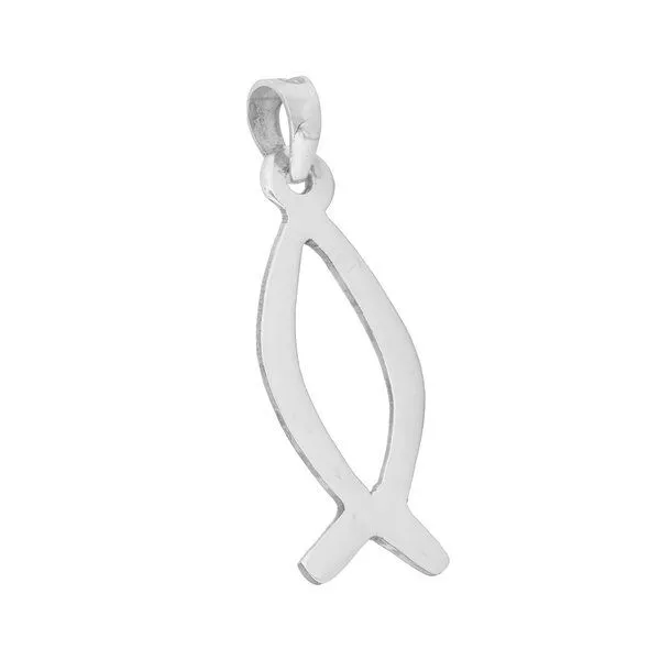 pakilia pakilia Silber Kette Fisch Religion fair-trade und handmade – Produktbild 3 von 4