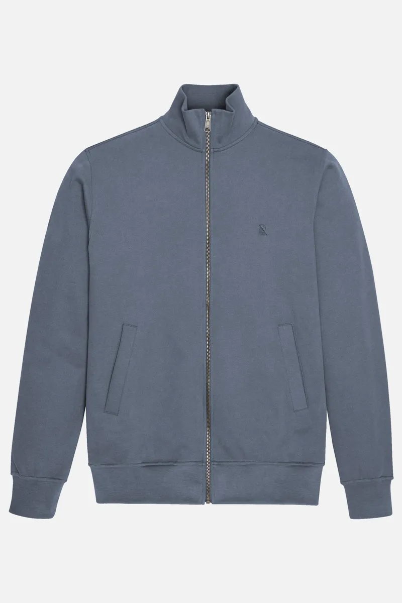 recolution Recolution Herren vegan Sweatjacke Camphor Taubenblau, Blau, – Produktbild 1 von 1