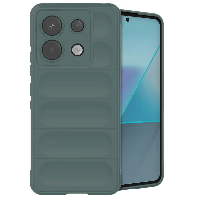 imoshion imoshion EasyGrip Backcover für das Xiaomi Poco X6 Pro, Dunkelgrün, – Produktbild 1 von 1