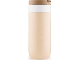 Dopper Dopper Isolierbecher "Travel Mug" 400 ml inkl. 1-farbigem Aufdruck, earthy brown – Produktbild 1 von 1