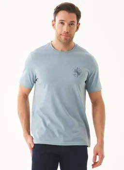 ORGANICATION ORGANICATION T-Shirt aus Bio-Baumwolle mit Kompass-Print – Produktbild 1 von 1
