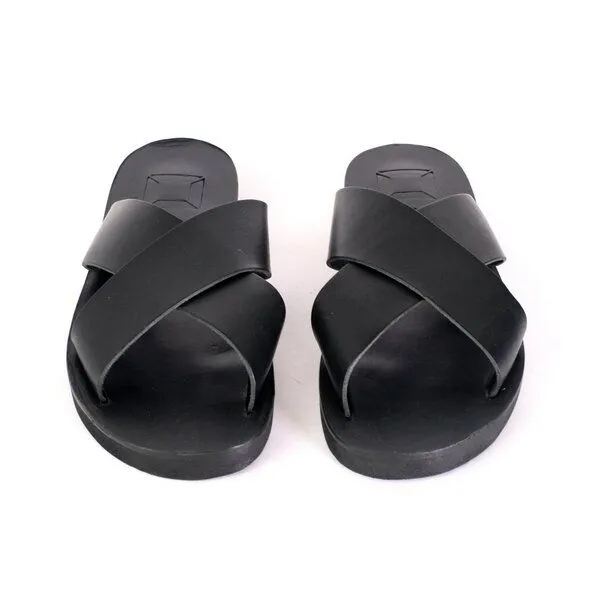 SORBAS SORBAS '24 Leder Pantoletten, All black (schwarz), – Produktbild 2 von 3