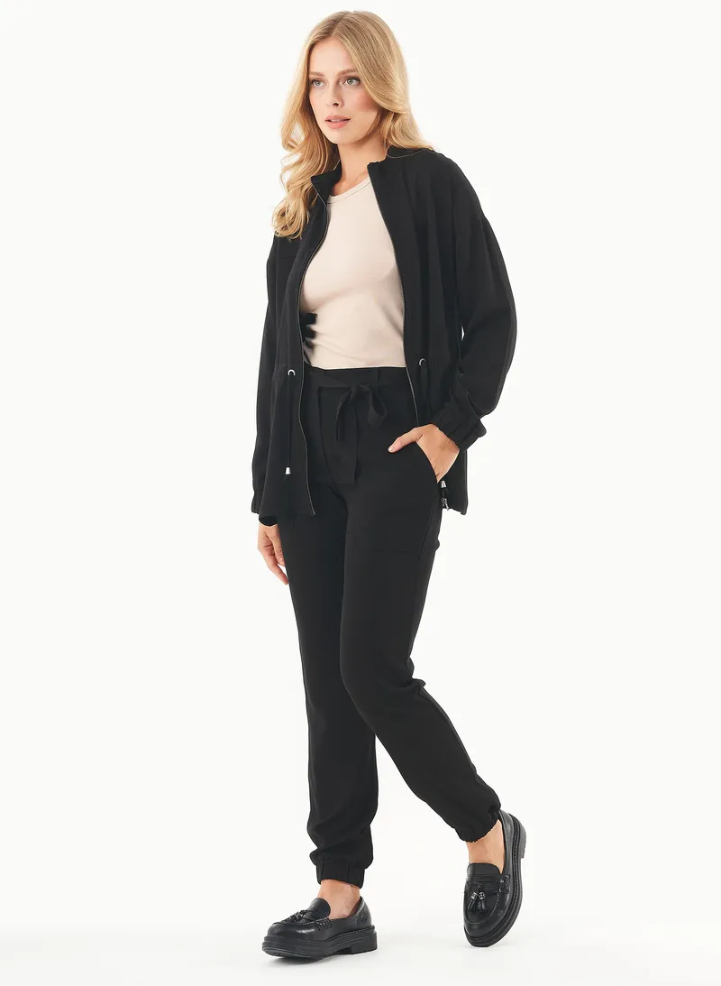 ORGANICATION ORGANICATION Damen vegan Jogginghose Ecovero Schwarz, Schwarz, – Produktbild 1 von 2