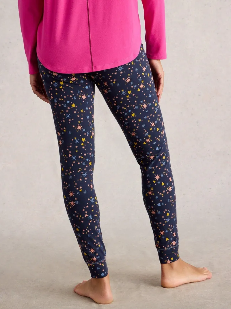 White Stuff Jerseylegging Selena - S, Marineblau multi, – Produktbild 4 von 4