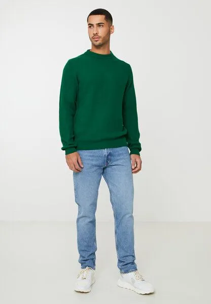 recolution Herren Strickpullover aus Bio-Baumwolle - ROIBOS - recolution, Garden green (grün), – Produktbild 3 von 4