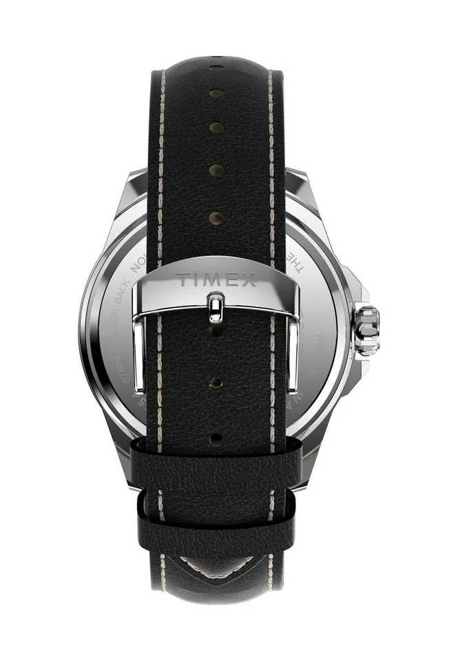 Timex Quarzuhr Essex Ave 46, (1-tlg., Not a set – not applicable to this product), Quarz Analog, Schwarz, – Produktbild 3 von 5