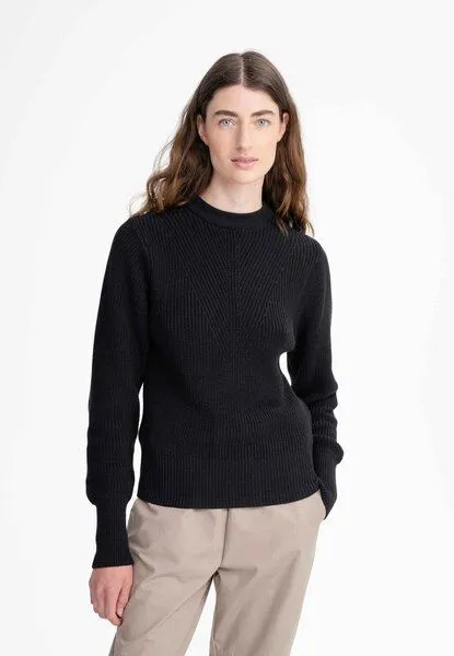 MELA Strickpullover Style GAURI | von MELA | Fairtrade & GOTS zertifiziert, Schwarz, – Produktbild 1 von 4