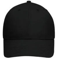Daiber Daiber Bio Baumwolle Basecap 6-Panel Cap Kappe Cappy, Schwarz, – Produktbild 1 von 1