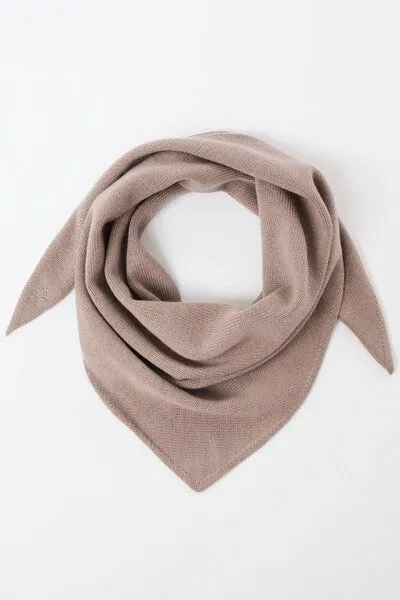 LangerChen LangerChen Dreiecks-Schal aus GOTS-zertifizierter Wolle, Cocoon (rose), – Produktbild 1 von 2