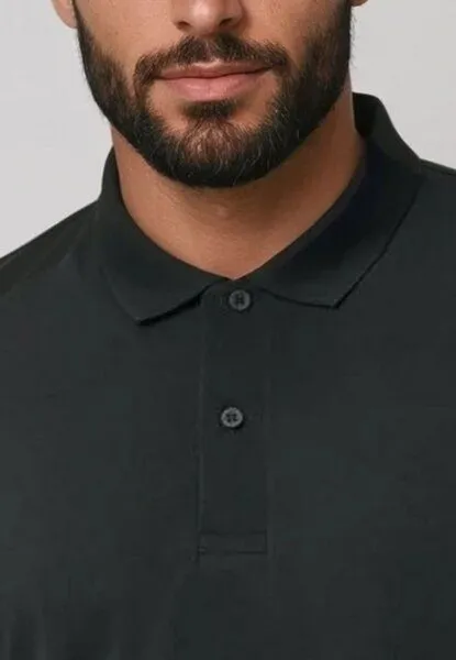 TORLAND TORLAND Herren Poloshirt COASTER, Schwarz (black), – Produktbild 4 von 4