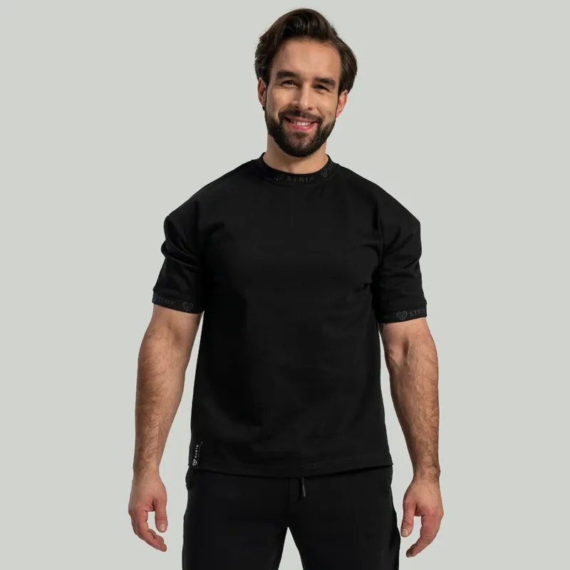 GymBeam OG1 STRIX Oversized Heavy T-Shirt in Black S – Produktbild 1 von 1