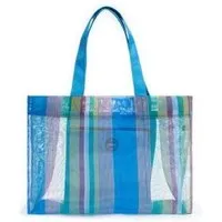 Smateria Smateria Limited Edition – Shopper transparent, Blau gestreift (mehrfarbig), – Produktbild 1 von 1