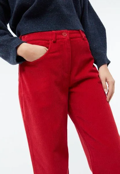 Givn Berlin Givn Berlin Cordhose GBCORALIE in eleganter Passform aus Bio-Baumwolle, Crimson, – Produktbild 4 von 4