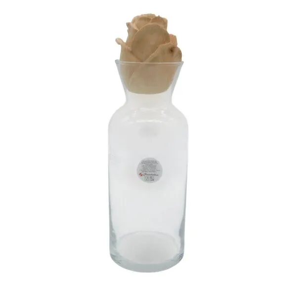 Demi-Art Demi-Art Karaffe mit Rose aus Zirbenholz – Produktbild 2 von 2