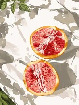 Photocircle Photocircle Poster / Leinwandbild - Grapefruit Kinda Zest For Life – Produktbild 1 von 1