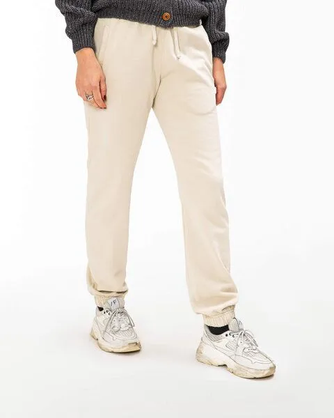 MATONA Matona Legere Jogginghose für Frauen mit Gummibund und Kordelzug / Trackpants, Oyster grey, – Produktbild 1 von 3
