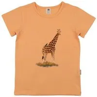 Walkiddy Walkiddy T-Shirt Apricot Giraffe-Frontprint Bio-Baumwolle GOTS – Produktbild 1 von 1