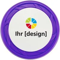 Wurfscheibe inkl. 4-farbigem Aufdruck, violett – Produktbild 1 von 1