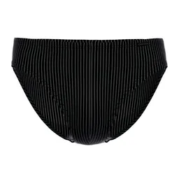 Ammann Ammann Herren Slip Unterhose schwarz gestreift aus Bio-Baumwolle – Produktbild 1 von 1