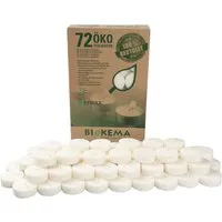 BIOKEMA BIOKEMA Teelichter aus Biomasse, ohne Hülle 72 Stk. – Produktbild 1 von 1