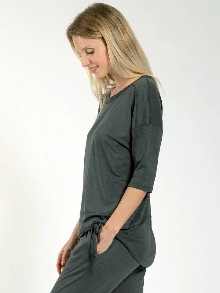 Magadi Magadi Yogashirt Sara aus weichem Naturmaterial, Grün, – Produktbild 4 von 4